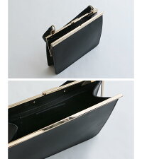 【2019AW】【送料無料】AULENTTI×MMN【別注アイテム】オウレンティ2wayレザースクエアバッグFG-189556-CR-B【RCP】フォーマルがま口