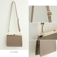 【2020SS】AULENTTI×MMN【別注アイテム】オウレンティレザースクエアショルダーバッグFB-189556-RU【RCP】フォーマルがま口