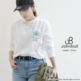 Johnbull ジョンブル ロングスリーブNYCロゴT JM241C07【RCP】2024SS Tシャツ ロンT