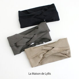 La Maison de Lyllis ラ メゾン ド リリス　LOOP ヘアバンド 2253104【RCP】2025SS