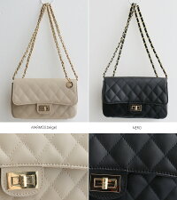 【2017AW】【送料無料】LAURADIMAGGIOローラディマッジオチェーンキルティングバッグ(大)Art.5075Big【RCP】