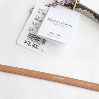 【2019AW】MAISONBOINETメゾンボワネパイソン柄レザーベルト93610G【RCP】