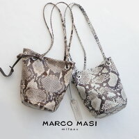 【2019AW】MARCOMASIマルコマージパイソンバケツ型バッグ2957【RCP】
