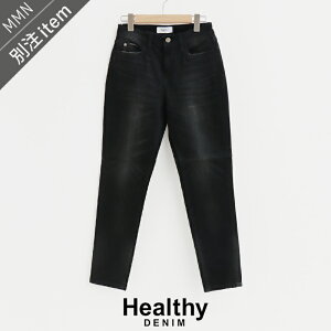 Healthy DENIM×MMN�y�ʒ��A�C�e���z �w���V�[�f�j���@H.SALT-HI �e�[�p�[�h�f�j�� EW5952803BLK�yRCP�z ��6