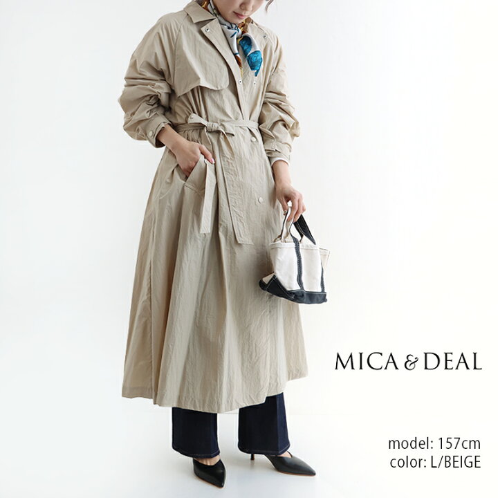楽天市場】MICA&DEAL マイカアンドディール ライトトレンチ  