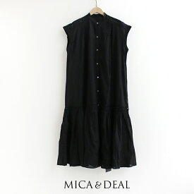 MICA&DEAL　マイカアンドディール pin tuck shirt ops ピンタックシャツワンピース 0123204133【RCP】2023SS