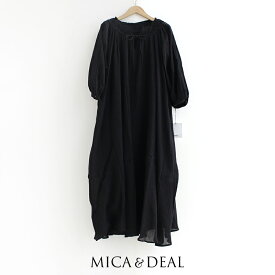 MICA&DEAL　マイカアンドディール yoryu gather ops 楊柳ギャザーワンピース 0123204136【RCP】2023SS