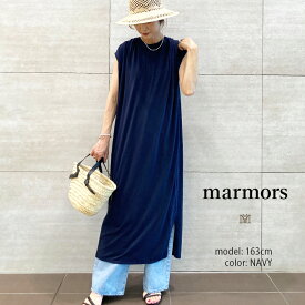 marmors マルモア tuck cut one-piece タックカットワンピース 0224204049【RCP】2024SS ドレス