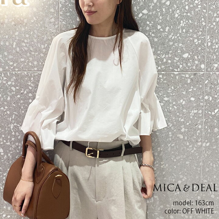 楽天市場】MICA&DEAL マイカアンドディール tuck sleeve blouse タック 