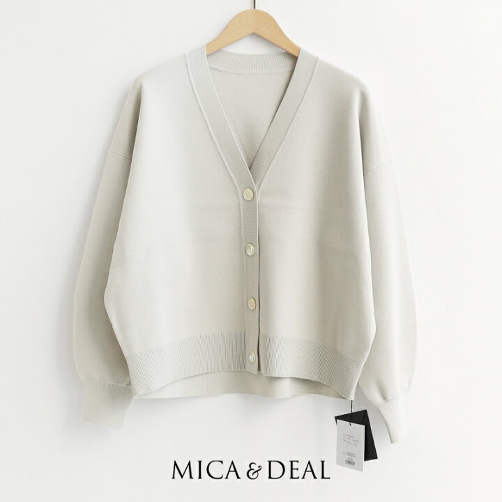 楽天市場】MICA&DEAL マイカアンドディール miranrib short cardigan 