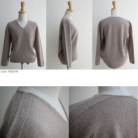 【2018AW】【送料無料】MICA&DEAL×MMN【色別注】マイカアンドディールホールガーメントVネックニットプルオーバーM18D204【RCP】