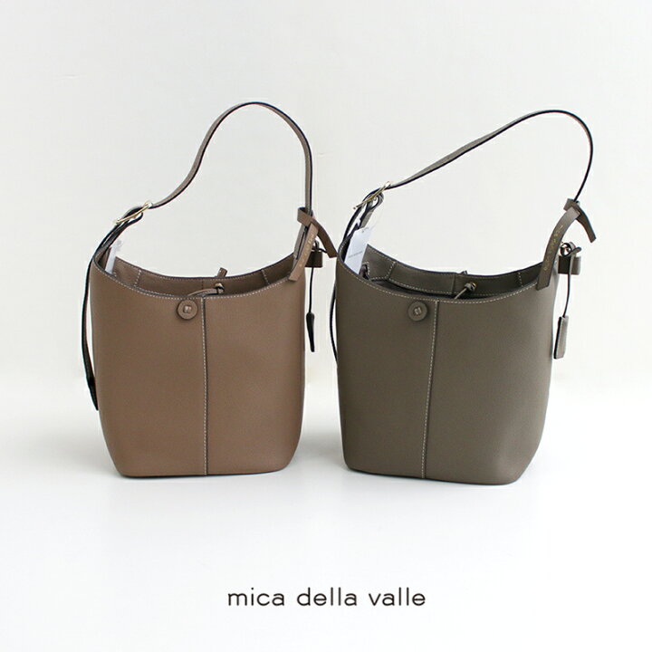 楽天市場】mica della valle ミカデラヴァッレ Secchiello-4 牛底革 