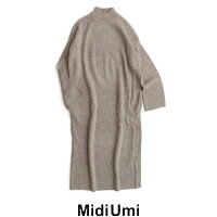 【2019AW】MidiUmiミディウミスタンドモックネックワンピース4-726938A【RCP】