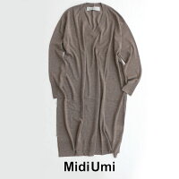 【2019AW】MidiUmiミディウミウールVネックワンピース4-757912【RCP】