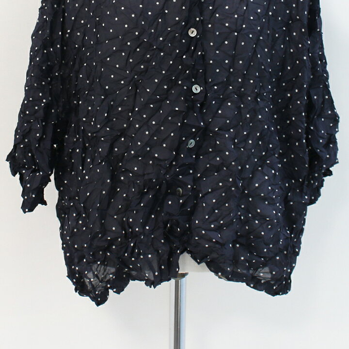 楽天市場】mizuiro ind ミズイロインド dots print catch washer shirt 