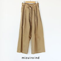 楽天市場】mizuiro－ind（カラーベージュ）（パンツ｜ボトムス 