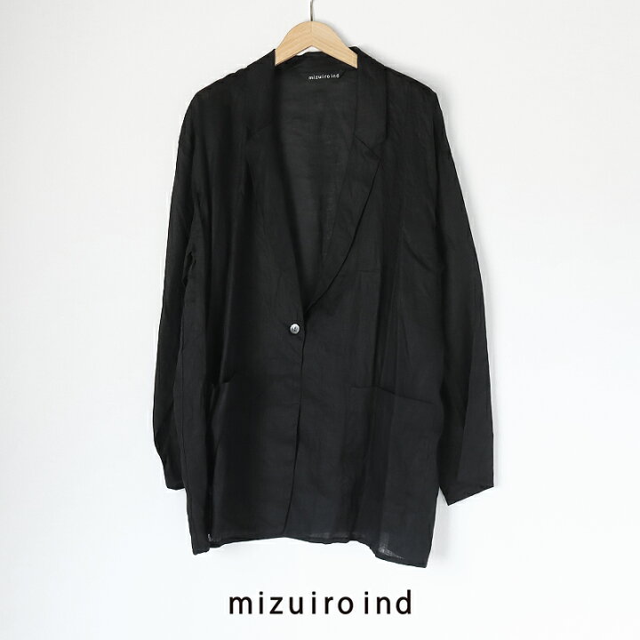 楽天市場】mizuiro ind ミズイロインド linen wide shirt JK リネン 