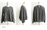 n【2018AW】【送料無料】mizuiro-indミズイロインドクルーネックパフスリーブプルオーバー4-237930【RCP】