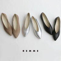 【2019AW】REMMEレメ深Vカットパンプス7012【RCP】