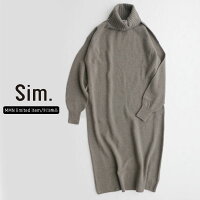 【2019AW】Sim.×MMN【別注アイテム】シムタートルホールガーメントワンピースS195KM055【RCP】