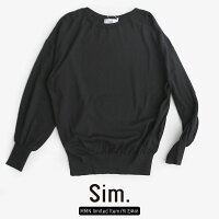 【2020SS】Sim.×MMN【別注アイテム】シムシルクコットンニットプルオーバーS196KM074【RCP】