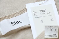 【2019AW】【送料無料】Sim.×MMN【別注アイテム】シムコットンシルクVネックプルオーバーS194KM060【RCP】