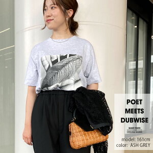 POET MEETS DUBWISE �|�G�b�g�~�[�c�_�u���C�Y �@LEAF T-SHIRT LEAF�t�H�g�v�����gT�V���c PARTS-0511�yRCP�z2024SS �J�b�g�\�[ ���ST �t�H�gT