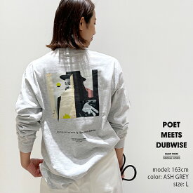 POET MEETS DUBWISE ポエットミーツダブワイズ 　KJLW COLLAGE 3 L/S T-SHIRT ロングスリーブTシャツ FDTLS-0572【RCP】2025SS カットソー ロンT 313d