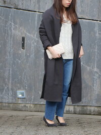 【2018AW】【送料無料】Squady×MMN【別注アイテム】スカディコットンウール裏起毛ローブEW-880920-B【RCP】コート