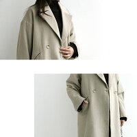 【20%★OFF】【2019AW】Squady×MMN【別注アイテム】スカディダブルボタンロングチェスターコートEW-961016【RCP】