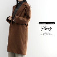 【20%★OFF】【2019AW】Squady×MMN【別注アイテム】スカディダブルボタンロングチェスターコートEW-961016【RCP】