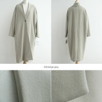 【2019AW】Squady×MMN【別注アイテム】スカディノーカラーコートEW-960727【RCP】
