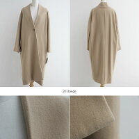 【2019AW】Squady×MMN【別注アイテム】スカディノーカラーコートEW-960727【RCP】
