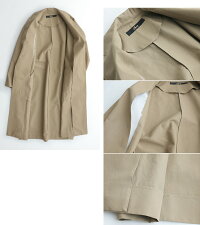 【2020SS】Squady×MMN【別注アイテム】スカディ綿リネンピンヘッドコクーンコートEW-6161【RCP】