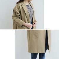 【2020SS】Squady×MMN【別注アイテム】スカディ綿リネンピンヘッドコクーンコートEW-6161【RCP】