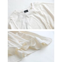 【2019SS】【kids】SWAPMEETMARKETスワップミートマーケット綿モダール5分袖ギャザープルオーバー2298403【RCP】