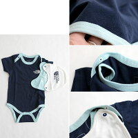 【2020SS】【kids】THENORTHFACEザ・ノースフェイスS/SRompers&2PBibショートスリーブロンパースアンド2Pビブ(ベビー)NTB11969【RCP】半袖スタイ