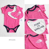 【2020SS】【kids】THENORTHFACEザ・ノースフェイスS/SRompers&2PBibショートスリーブロンパースアンド2Pビブ(ベビー)NTB11969【RCP】半袖スタイ