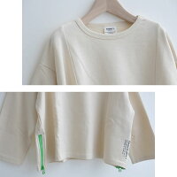 【2019AW】【kids】THEGROOVYCOLORSグルービーカラーズ天竺サイドジップワイドTEE1698452【RCP】