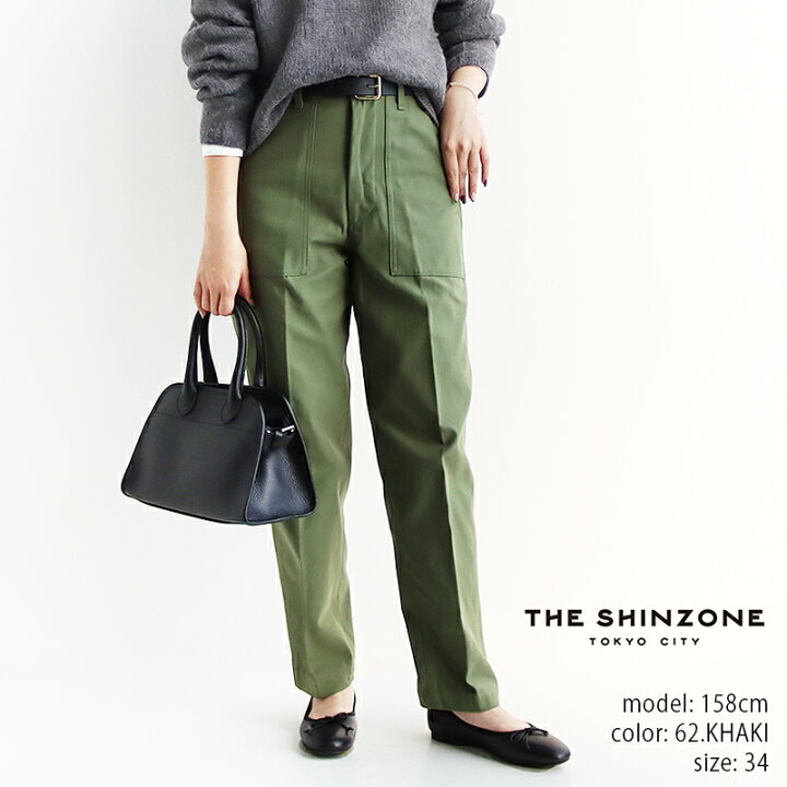 極美品】THE SHINZONE シンゾーン ギャザーブラウス カーキ F 楽天市場 