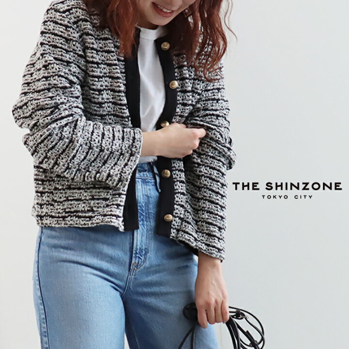楽天市場】THE SHINZONE シンゾーン TWEED KNIT CD ツイードニット  