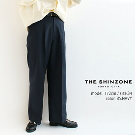 THE SHINZONE シンゾーン TW SLACKS ハイウエストセンタープレススラックス 23AMSPA05【RCP】