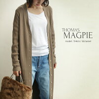 【2018AW】【送料無料】THOMASMAGPIE×MMN【別注アイテム】トーマスマグパイリブロングカーディガン2184745【RCP】