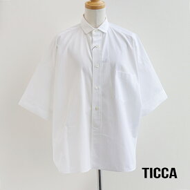 TICCA ティッカ　スクエアビッグ半袖シャツ TBCS-003【RCP】2023SS