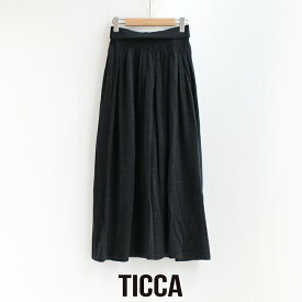 ＼SUPER SALE／【60％OFF】TICCA ティッカ　ニットギャザースカート TBCA-303【RCP】