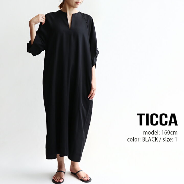 楽天市場】TICCA ティッカ ツイストスリーブワンピース TBDA-162【RCP 