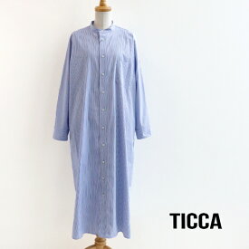 TICCA×MMN【カラー別注】 ティッカ　テントシャツワンピース　TBES-015【RCP】2025SS