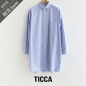 TICCA×MMN【別注カラー】 ティッカ　スクエアスリットチュニック　TBES-018【RCP】2025SS