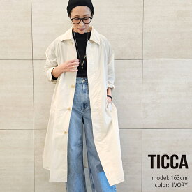 TICCA ティッカ　ナイロンステンカラーコート TBES-182【RCP】2025SS アウター