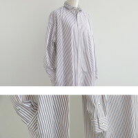 【2020SS】TICCA×MMN【別注アイテム】ティッカスクエアビッグロングシャツTBKS-323/TBKS-333【RCP】マルチストライプ